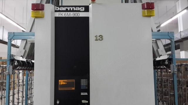Barmag, FK-6 M 900, 1993, Electronic Texturizing Yarn Machine, 216 Spindle, ASG-IMG System