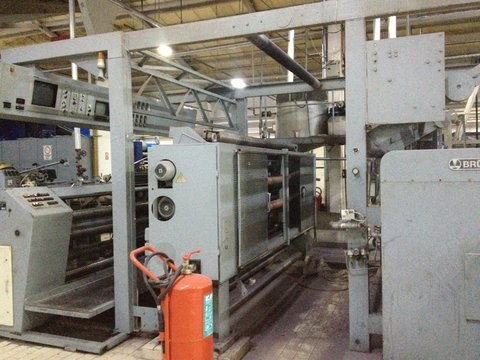 Bruckner Tenter, 2400mm, 1995, 6 Chambers, Mahlo Foulard, Clips, Vertical Chain
