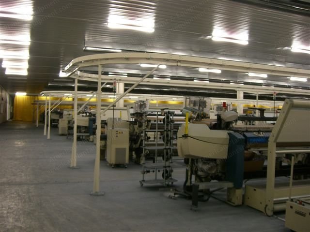 Picanol, GamMax, 2006, Denim Weaving Department, 112 Looms, 2200mm, Morrison Indigo Rope Dyeing Range, Monforts Stenter Frame