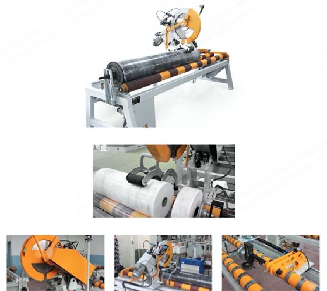 Elektroteks, Slice-R, Roll Fabric Slitting Machine, Width 2400mm, Blade Diameter 500mm