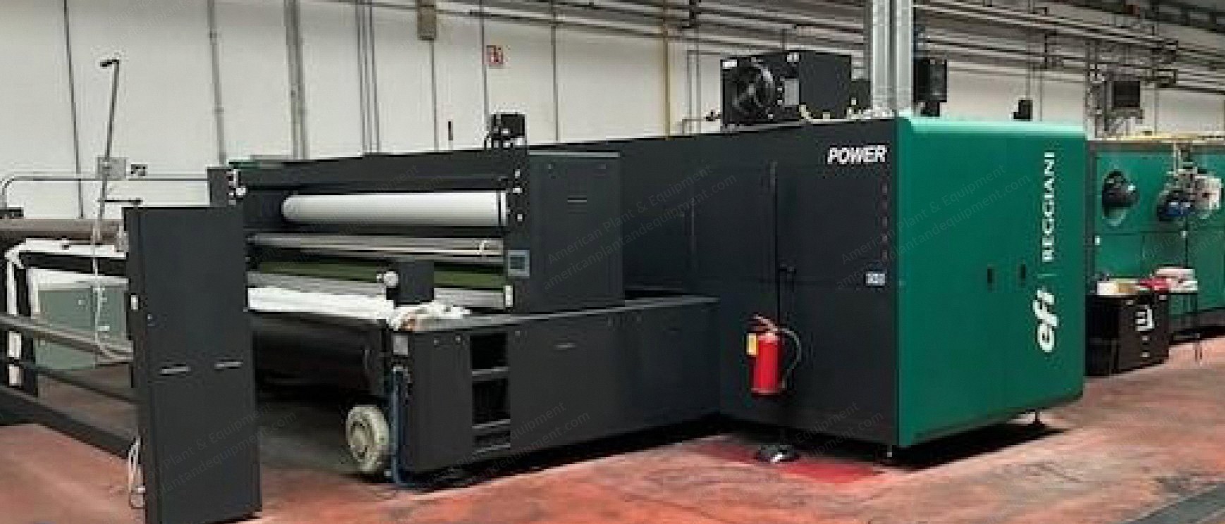Reggiani, Renoir-Power 340/32, 2021, Digital Ink-Jet Printing Machine, 3400mm Width, 32 Heads, 8 Colors