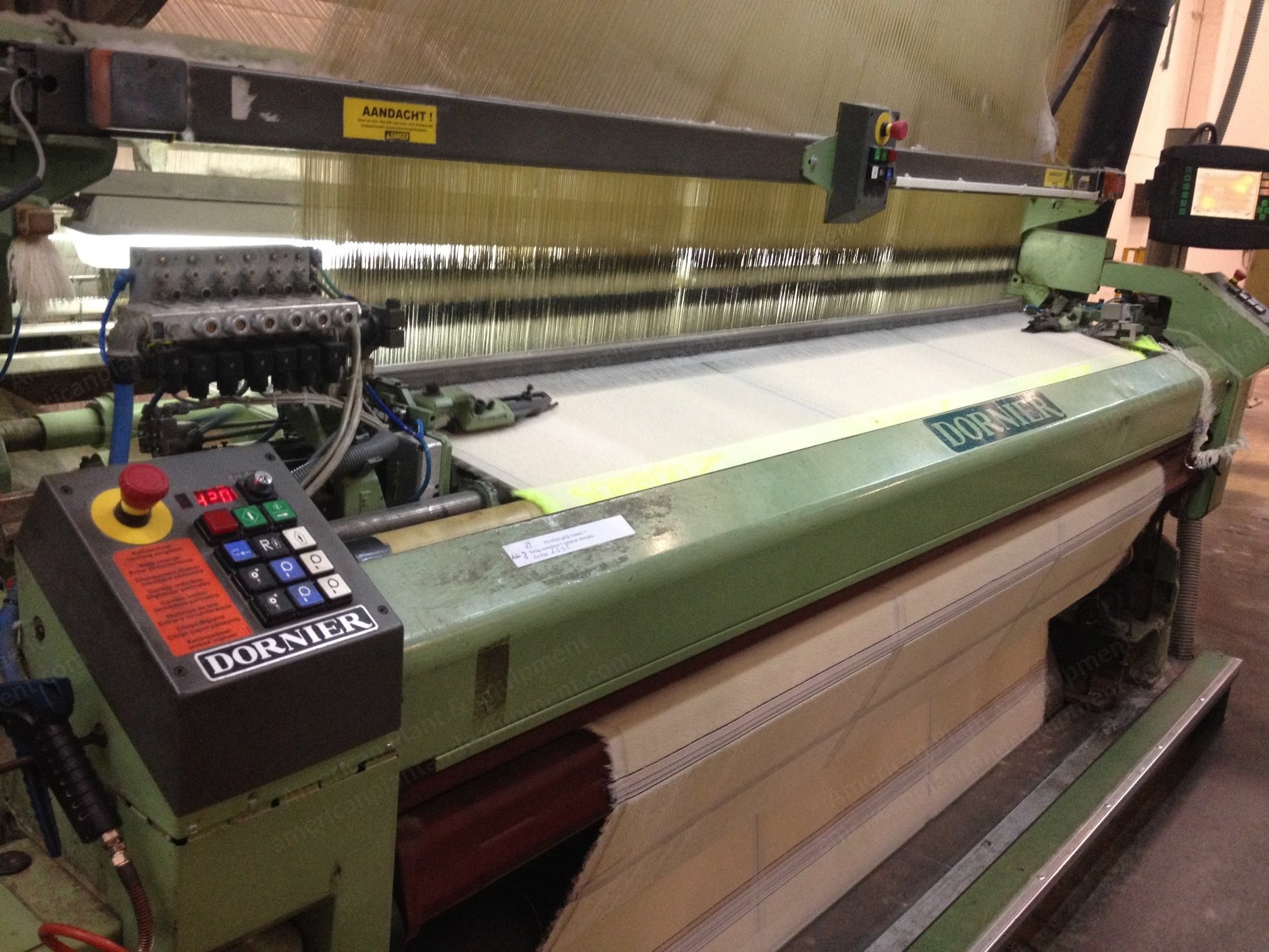 Dornier, LTNF-6J, 1999, Terry Air Jet Weaving Loom, 2600mm, 6 Colors, Jacquard LX1600