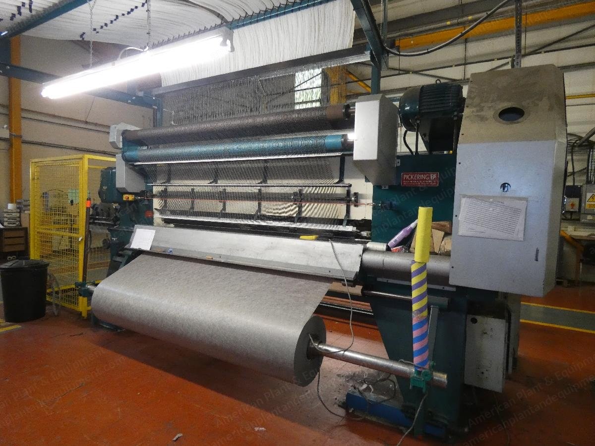 Edgar Pickering, 10 Gauge, 1985, Cut Pile Tufting Machine, Working Width 2100mm