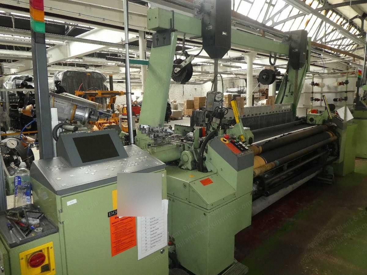 Dornier, PTV 6S, 2002, Rapier Loom, 2200mm Working Width, 6 Colors, Staubli 2670 Dobby