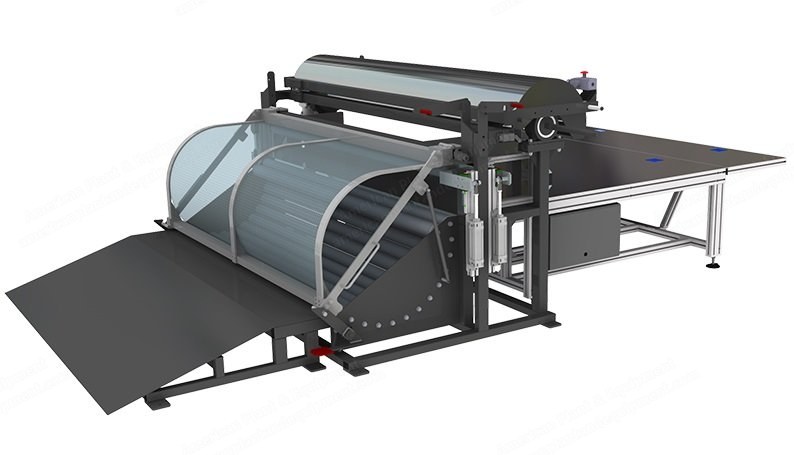Rexel, Mattress Inner Spring Unit Unbaling Machine, 2000mm Working Width, Powder Coated Steel Body