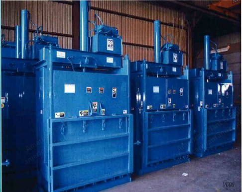 IPS, 606HD, Vertical Downstroke Baler, 60x30x48 Inch Bale Size, 10 HP Motor, 6 Inch Cylinder Bore