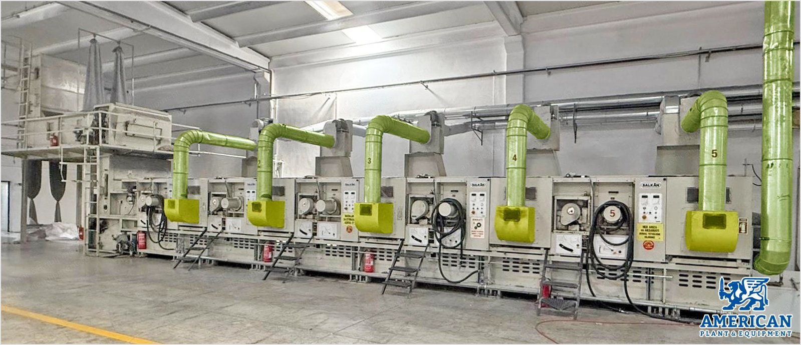Balkan, 5-Drum Tearing Machine, 2014, 1500mm Working Width