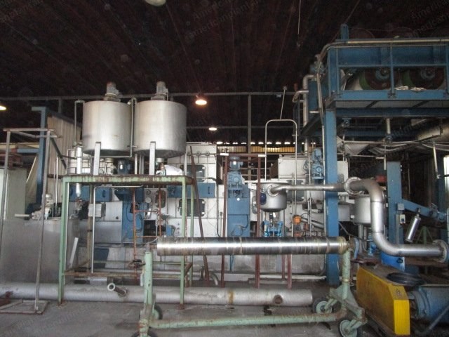 Tve-Escalé Washing Dyeing Machine, 2000mm, 1998, 2 Double-Boxes, 1 Big Box, 5 Drying Rolls