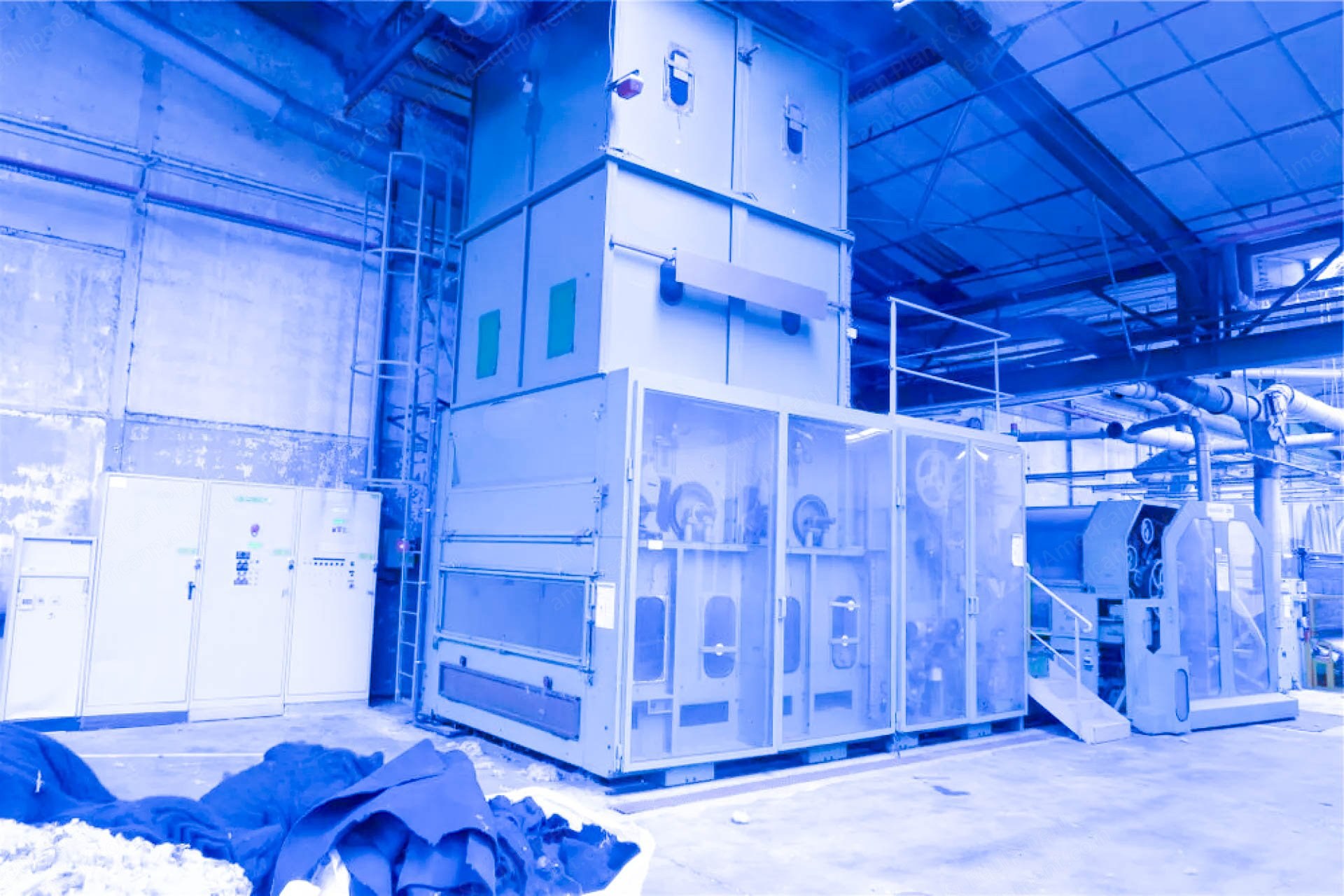 Thibeau, Double Doffer Card, 1986, Working Width 2500mm, Single Swift