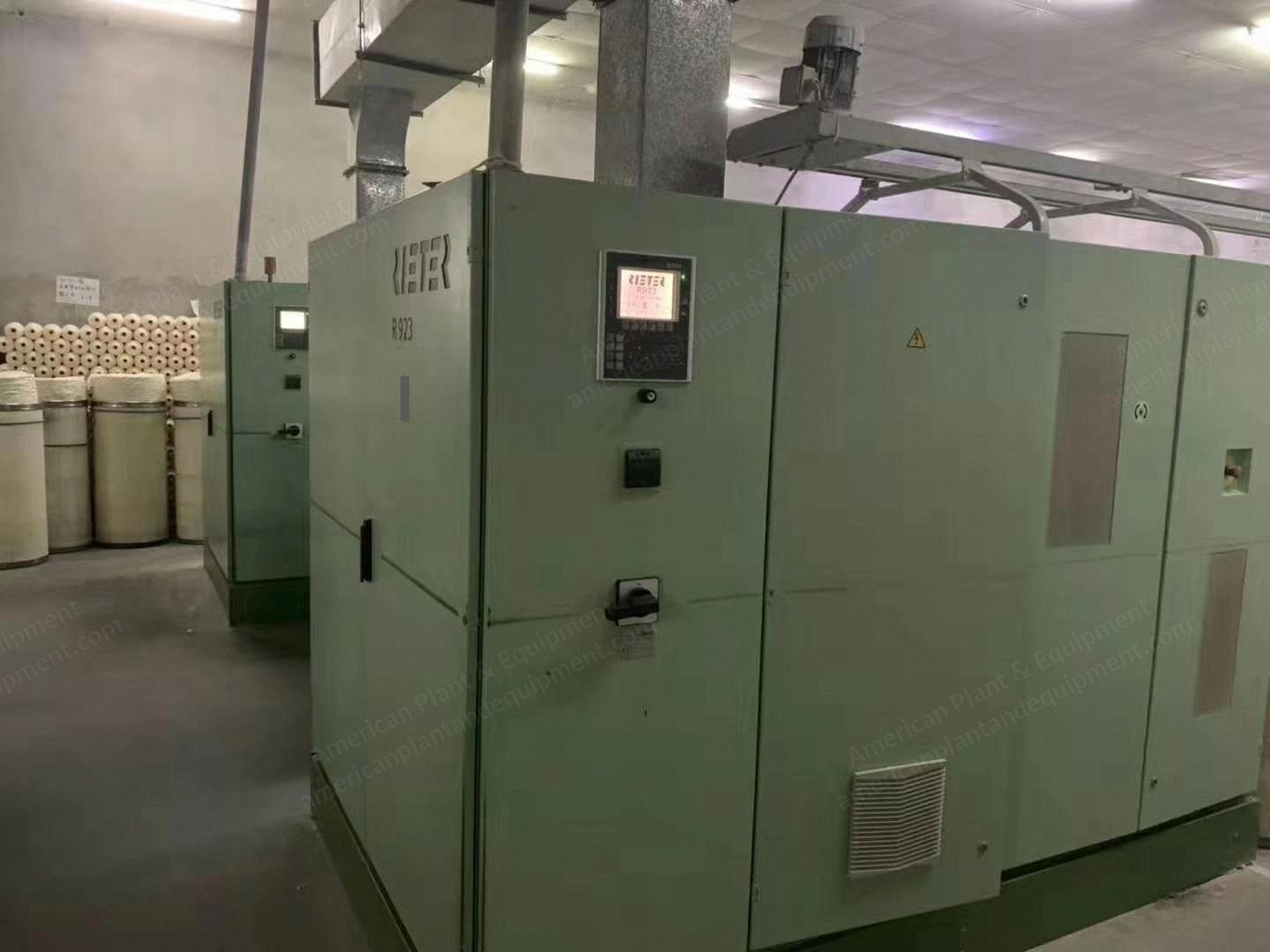 Rieter, R923, 2012, 400 Spindles, C533 Rotor Type, 33mm Rotor Diameter