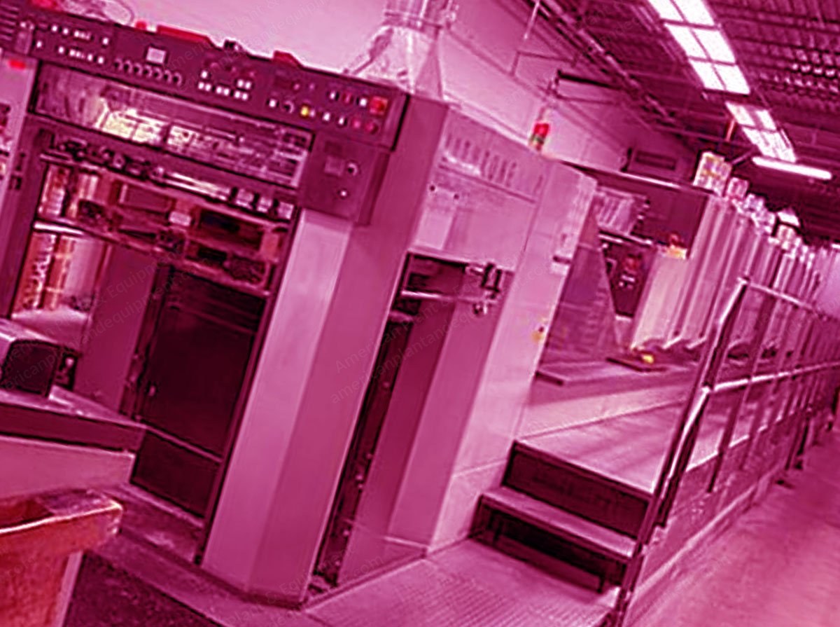 Komori, LS-840P, 2007, 8-Color, Perfecting, Anilox Coater