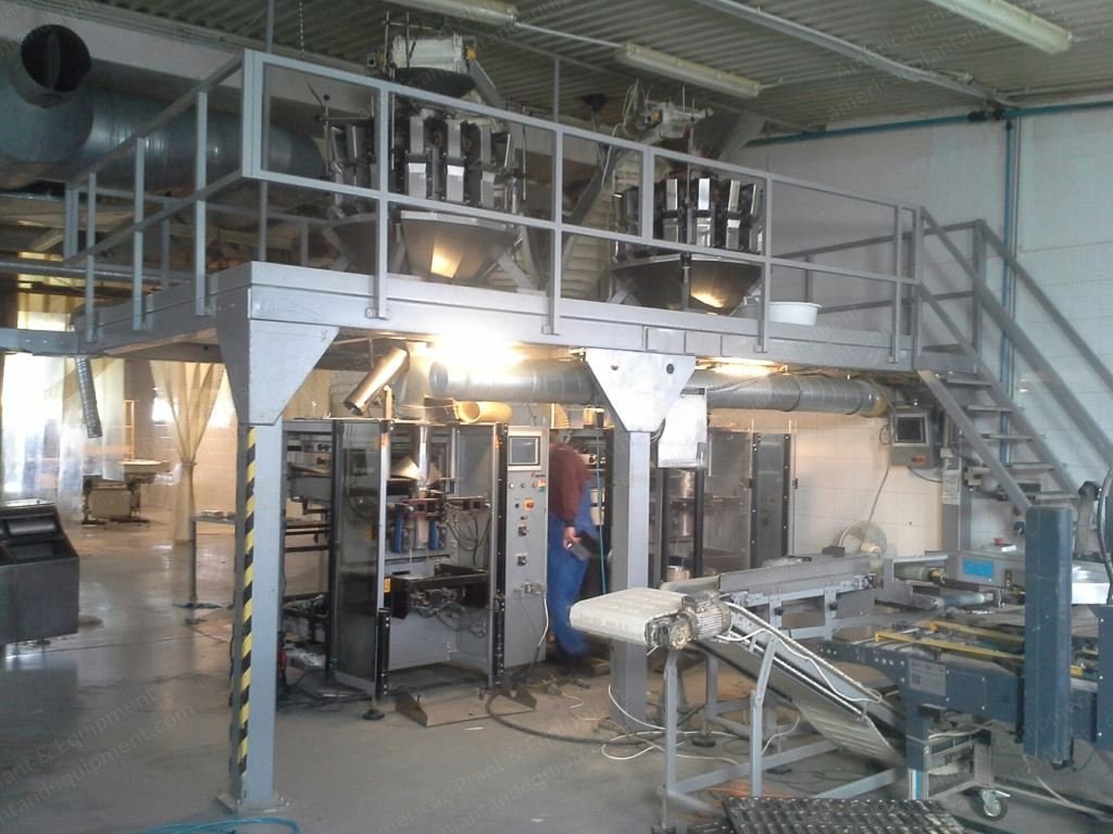 Appecastro, BSV 04 CO, 2009, Vertical Form Fill Seal Bagging Line, 160 bags/min, 1500ml, 390mm Max Foil Width