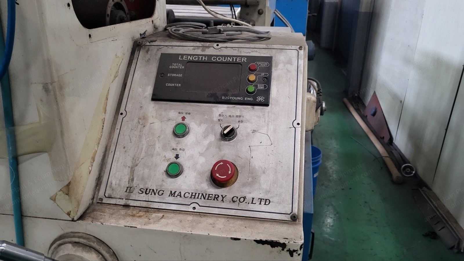 Ilsung, 2007, 7 Chamber Coating Stenter, 3600mm Working Width, Oil Heated