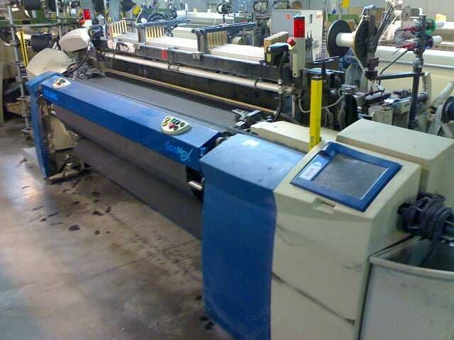 Picanol, GamMax 8R, 2003, Rapier Loom, 2200mm Width, 8 Colors, Staubli 2670 Electronic Dobby