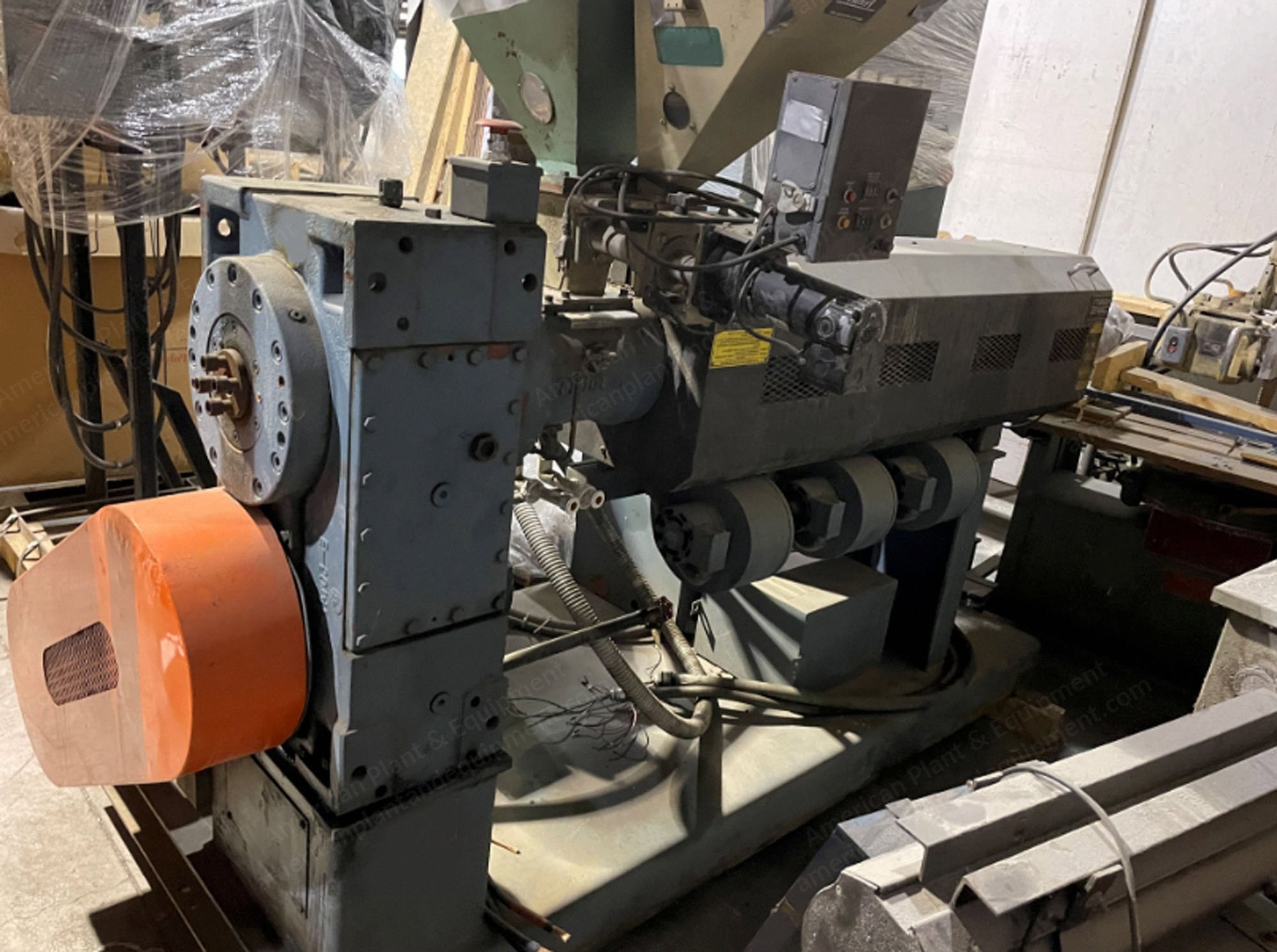 Merrit Davis, 3" Extruder, 24:1 L/D, 60 HP, Air Cooled