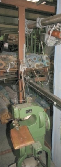 Akab, Seaming Machine for Pillows, 1996, Seam Widths 10-30mm, with Spare Union Spezial 56300 Sewing Head
