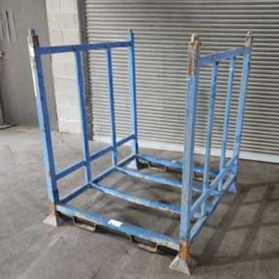 Metal Stack Racks with Removable Sides, 52" x 48" x 60"