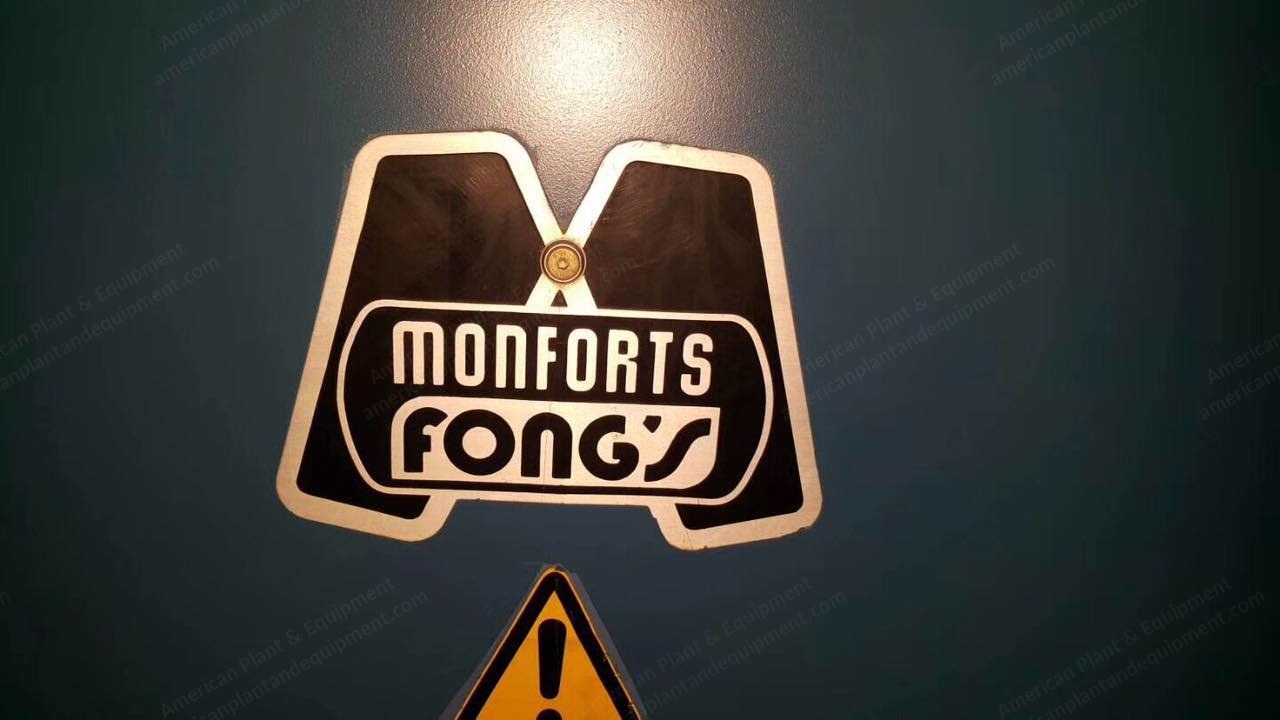 Monfongs Stenter, 2200mm, 2007, 8 Chambers, Gas Heated, Pin Chain