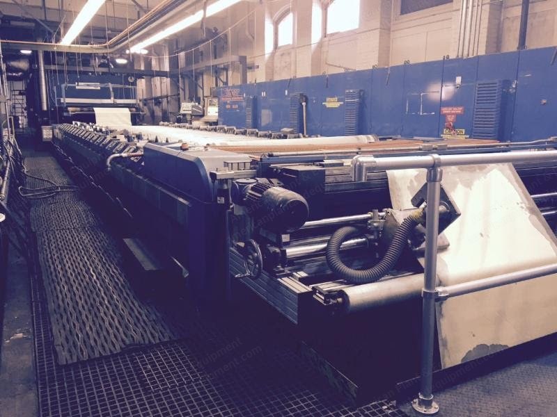 NovaStar, V-EA-ACR, 1998, Rotary Screen Printing Machine, 1850mm Width, 24 Colors, with Gas Heated Dryer
