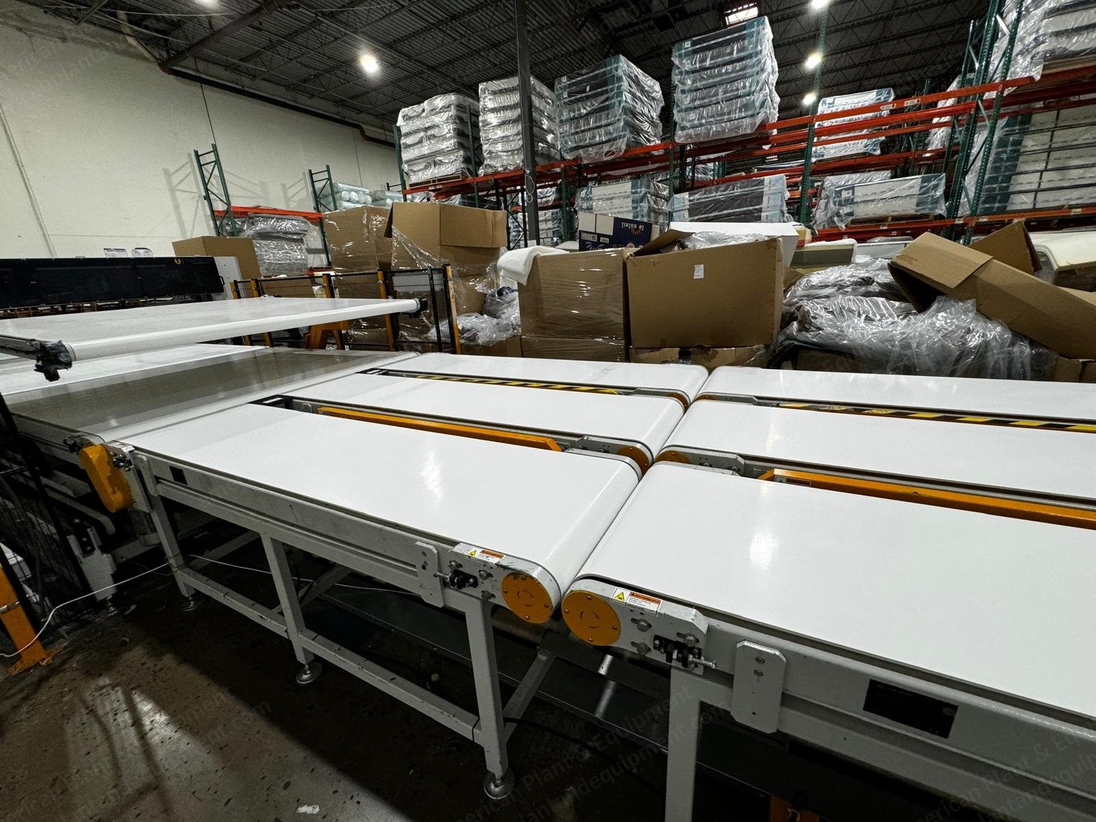 Electrotek, ELTK-LFL-FLAT-LS, 2022, 2 Arms Silicon Belt Flipping Conveyor, 87 Inch Working Width, 4 kW