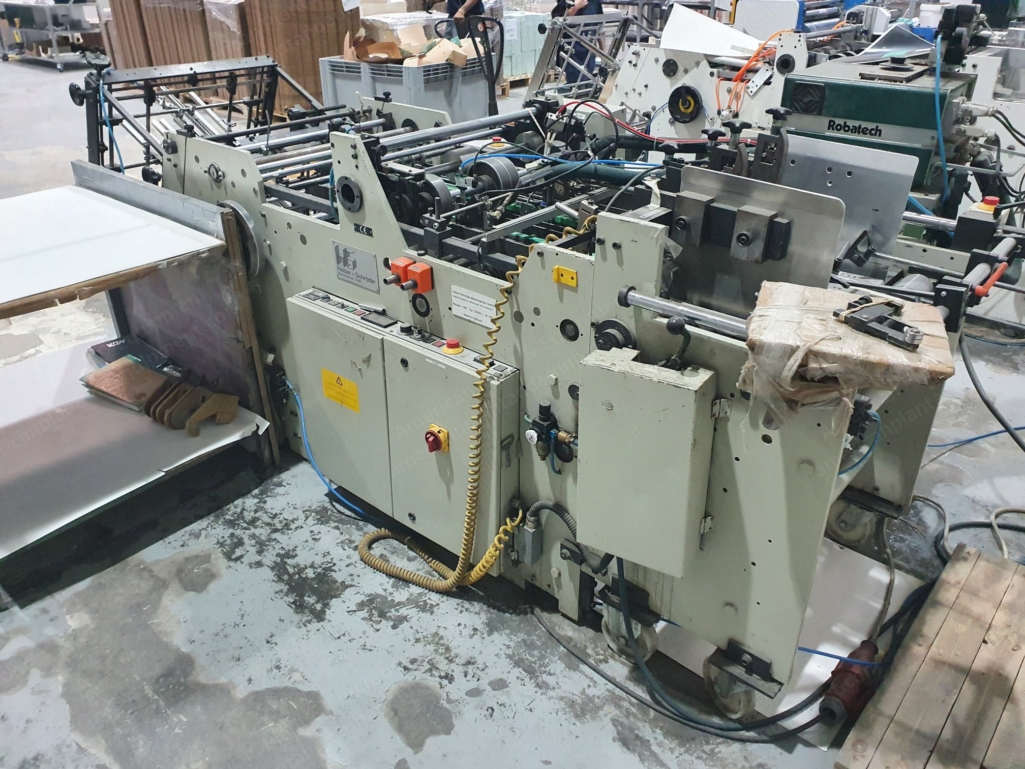 Heiber & Schröder, CE 650-1, 2008, Tray Erector, 1-Lane, Blank Width 100-650mm, Max 12000 pcs/h