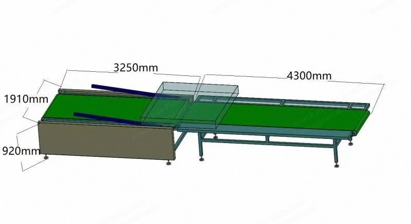 NovaStar, MH168, Mattress Flip Table with Turntable, 2500x1650x1800mm, Available with Belt Conveyor or Rollers