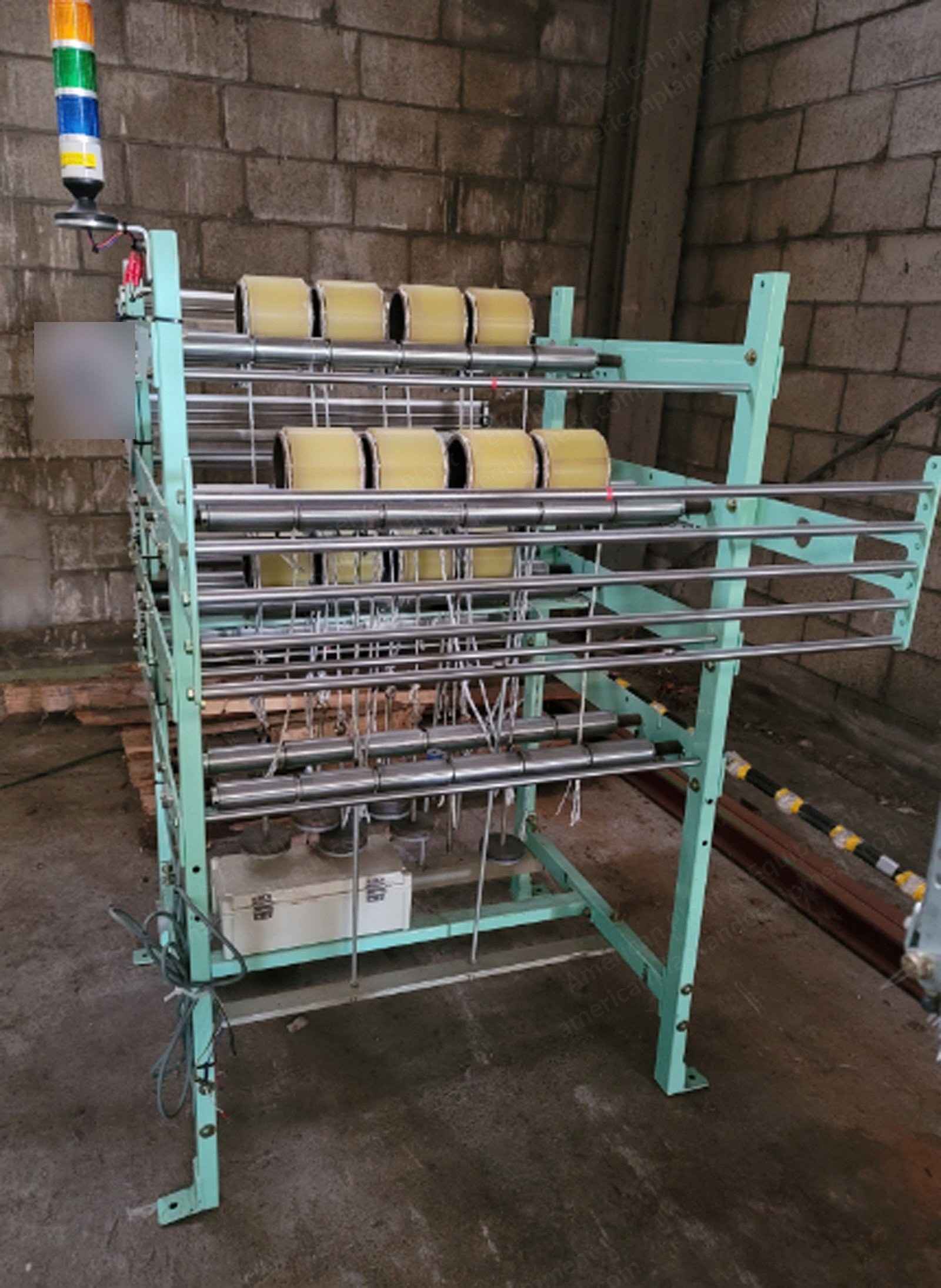 MFL-6/50 Narrow Fabric Needle Loom, 2014, 6 Lines, 50mm Reed Width, 1000-1200 RPM