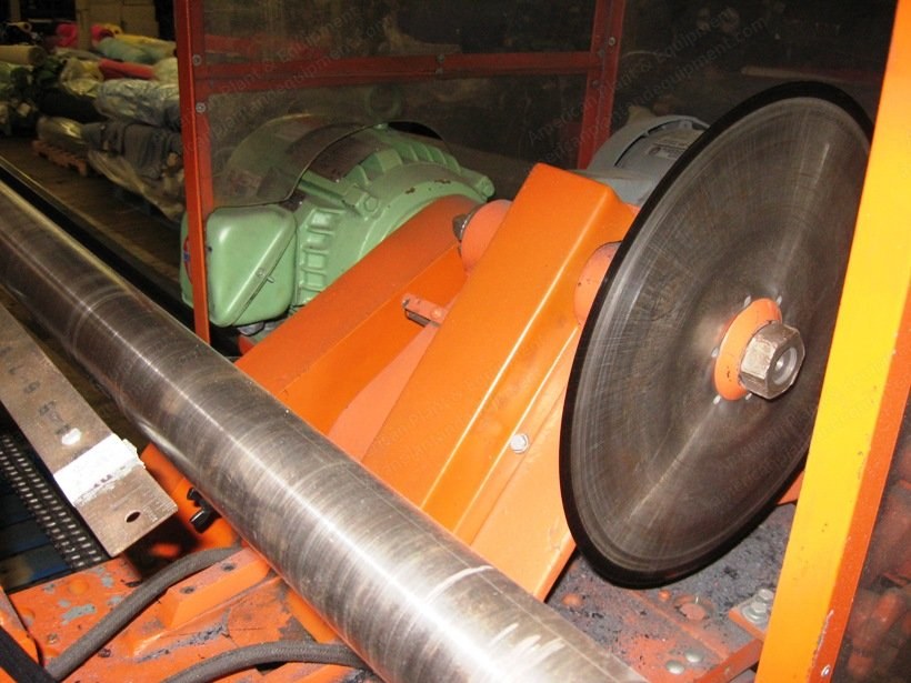 Single Knife Slitter, 120" (3048mm) Roll Width, 12" (304mm) Max Diameter, Manual Operation