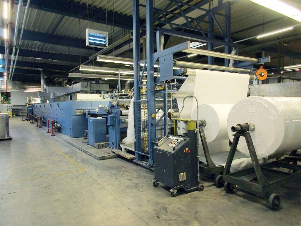 Bruckner Stenter, 1992, 1200 to 2350mm Working Width, Jakob Weiss Coating Machine, 6 Burners