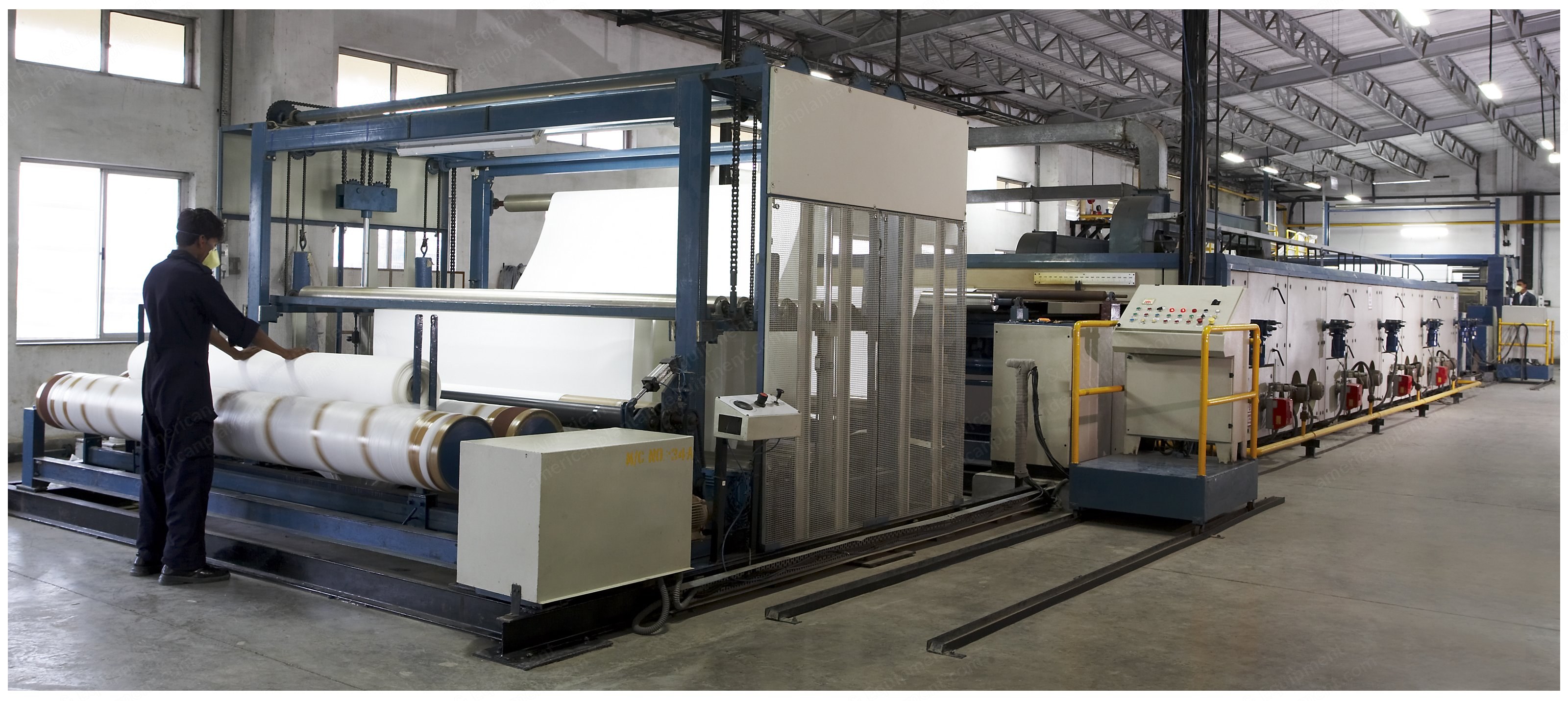 NovaStar, Hot Air Stenter, 2400mm Working Width, 5 Chambers, Gas Fired, Pin and Clip