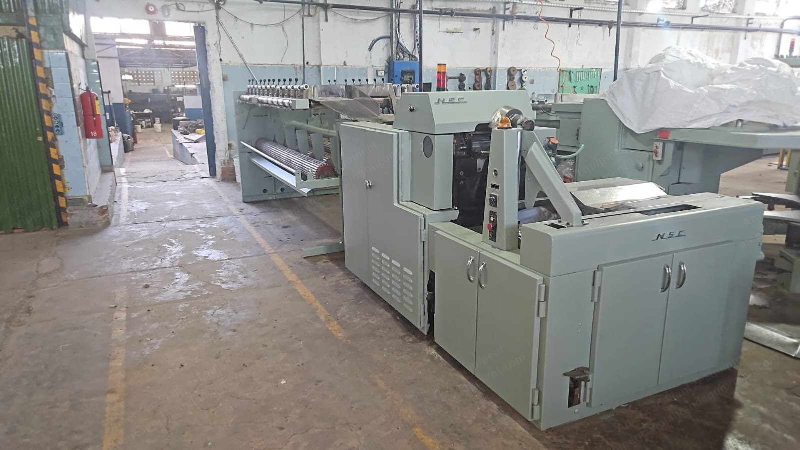 NSC Schlumberger, GN5, Long-Staple Fiber Preparation Line, 3 Passages, with Gaudino FPK/350 8C & Schlafhorst 338