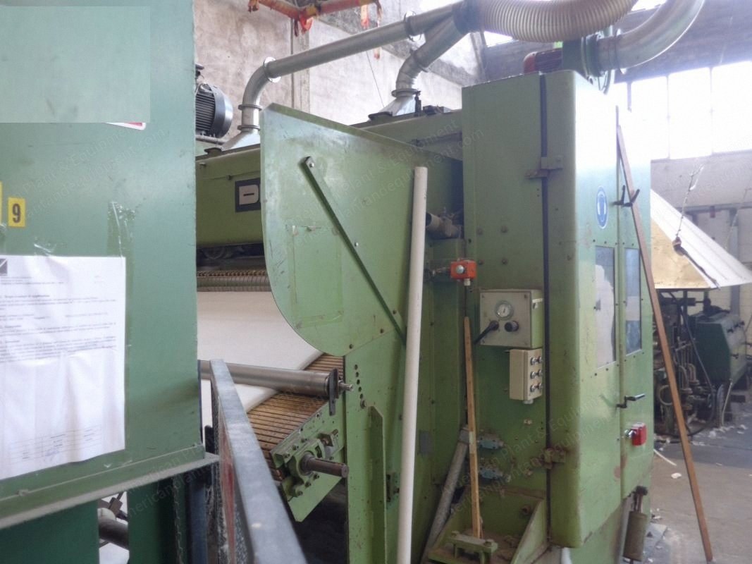 Dilo, OUG II 25, 1988, Finishing Needle Loom, 2500mm Working Width, Double Board Downstroke, Double Board Upstroke