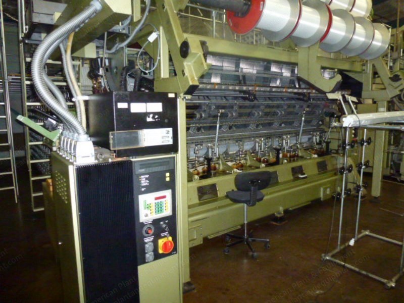 Karl Mayer, RJSG 4 FNE, 1990, E 14, 150" Working Width, Raschel Machine