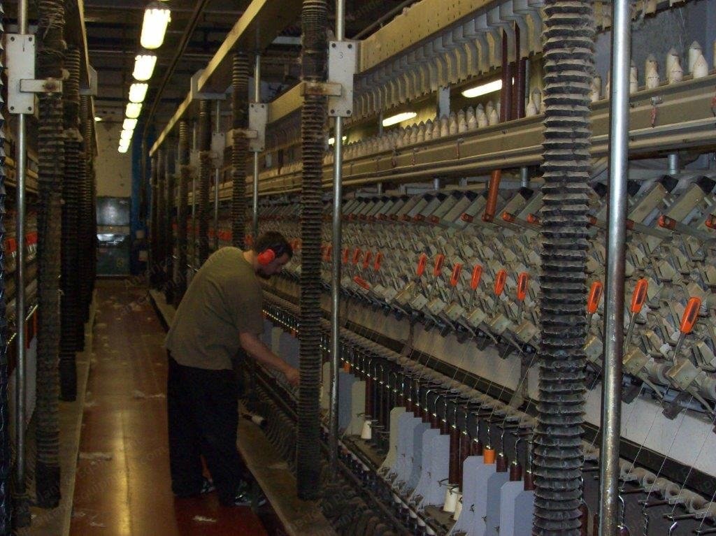 Gaudino, FPK 8C, 1993, Semi-Worsted Ring Frame, 90mm Ring Diameter, 192 Spindles, Autodoffer