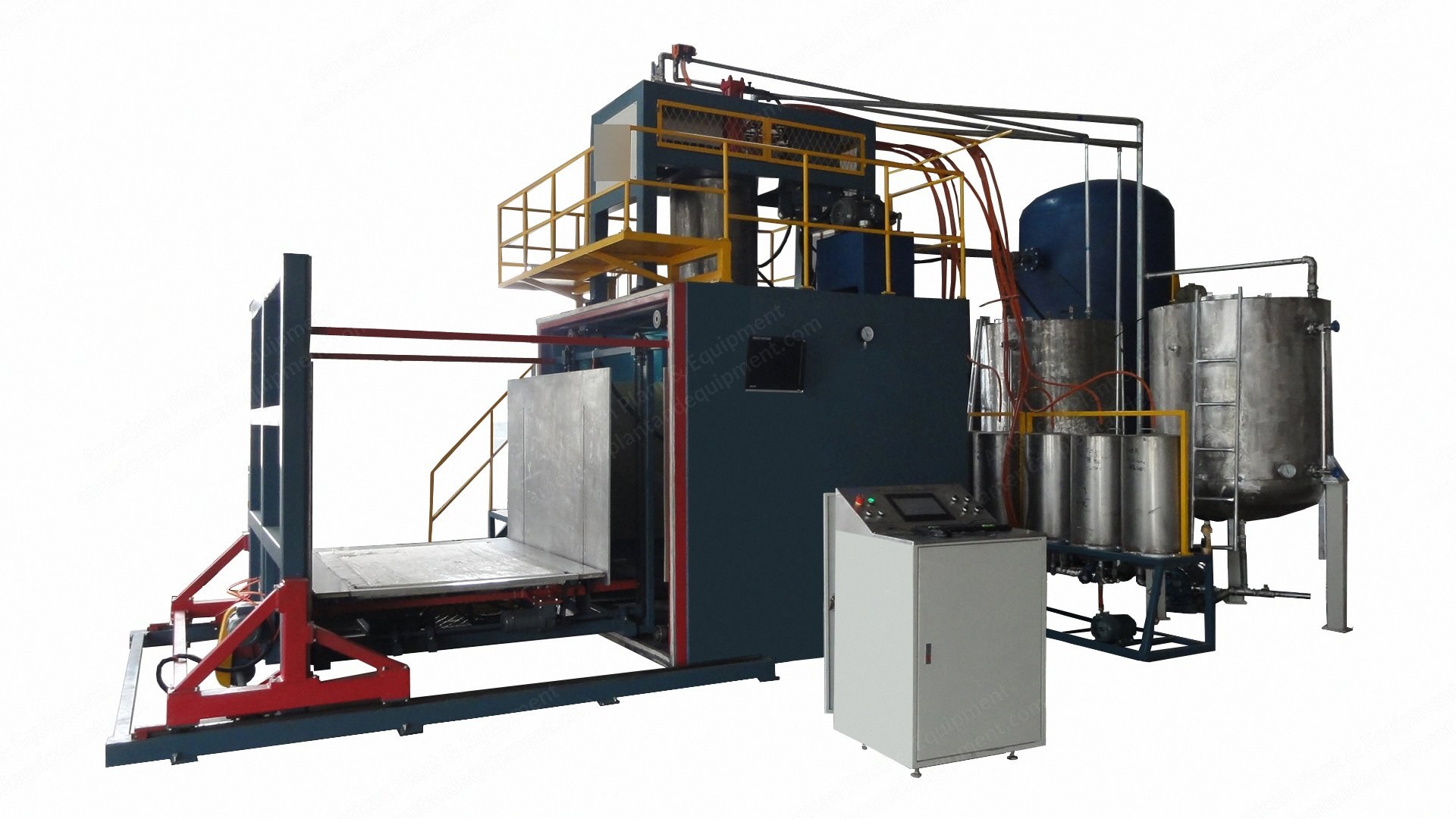 NovaStar, FG200, S, Auto Vacuum Foaming Machine, 1 Block / 10 Min, 220 kg Mixer, 32kW