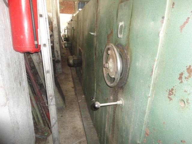 Bruckner Tenter Frame, 2200mm, 1980, 4 Chambers, Oil Heated, Vertical Pin Chain