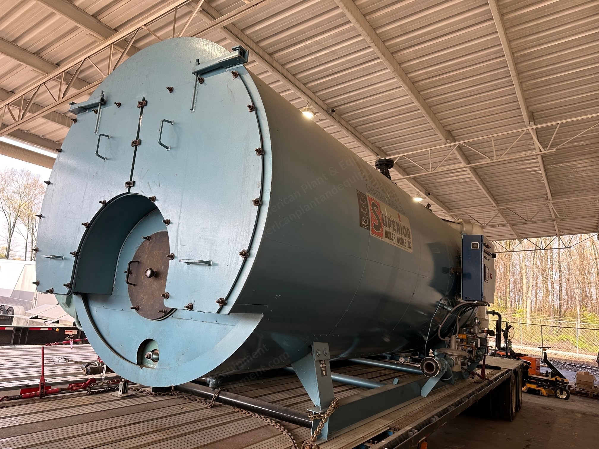 Superior, 250 HP, 2008, 150 PSIG, 4-Pass Wet Back, Natural Gas and #2 Fuel Oil