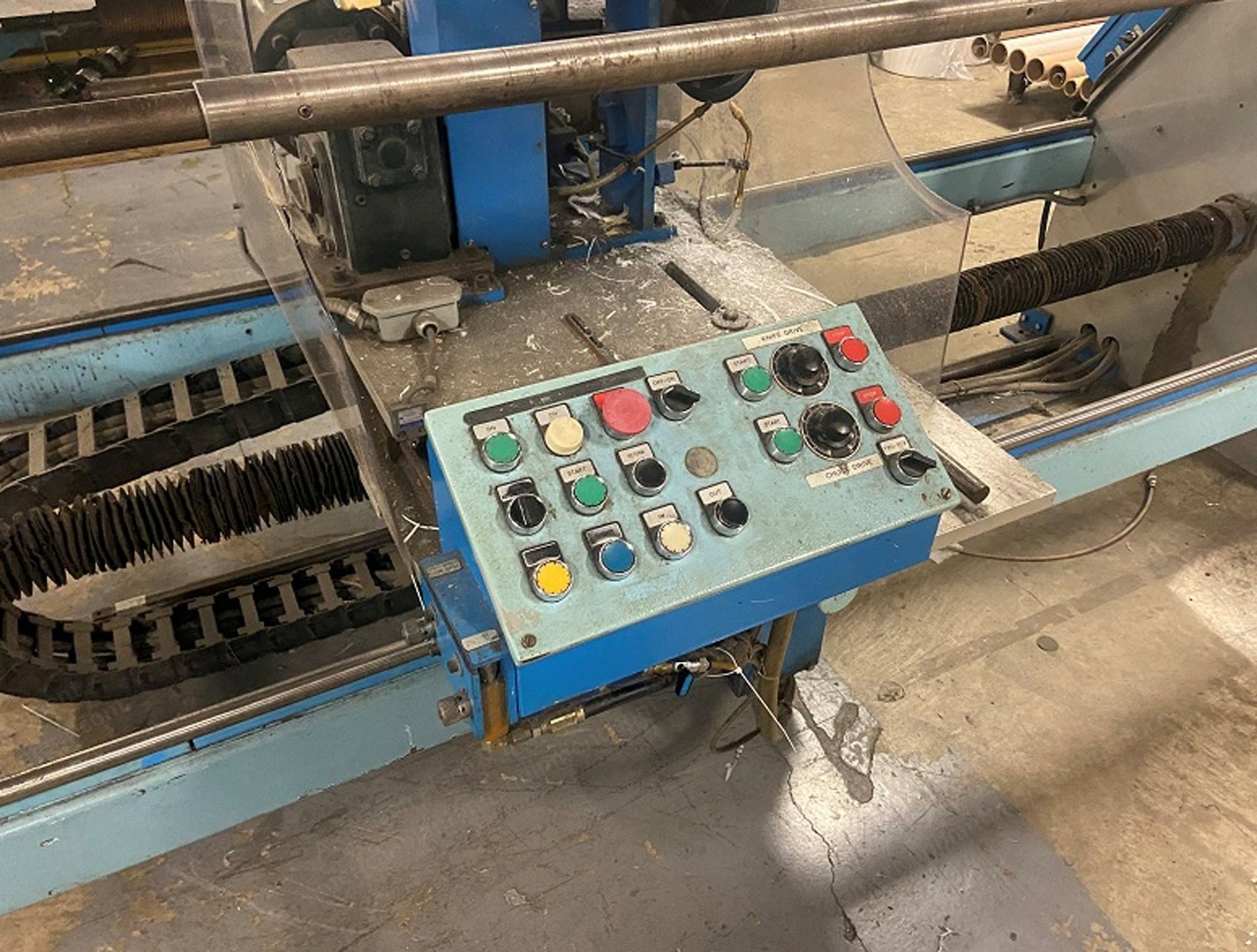 Lever, Model 6000, 90" Automatic Baloney Slitter, 18" Blade, Knife Grinder