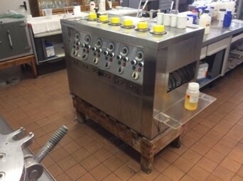 Scholl, Complete Package Dye House, 1986, Pressure Dryers, HT Cone Dyeing Machines