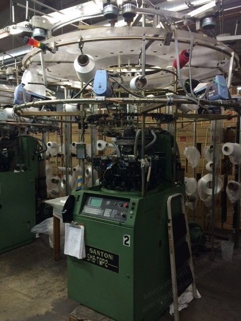 Santoni, SM8-Top-1 / SM8-Top-2, 2000-2004, Seamless Knitting Machines, Gauge 28, 13" / 15" Diameter