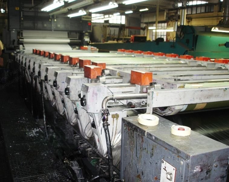 Stork, RDIV, 1995, 1850mm Working Width, 16 Colors, 3 Passages Oil Heated Dryer