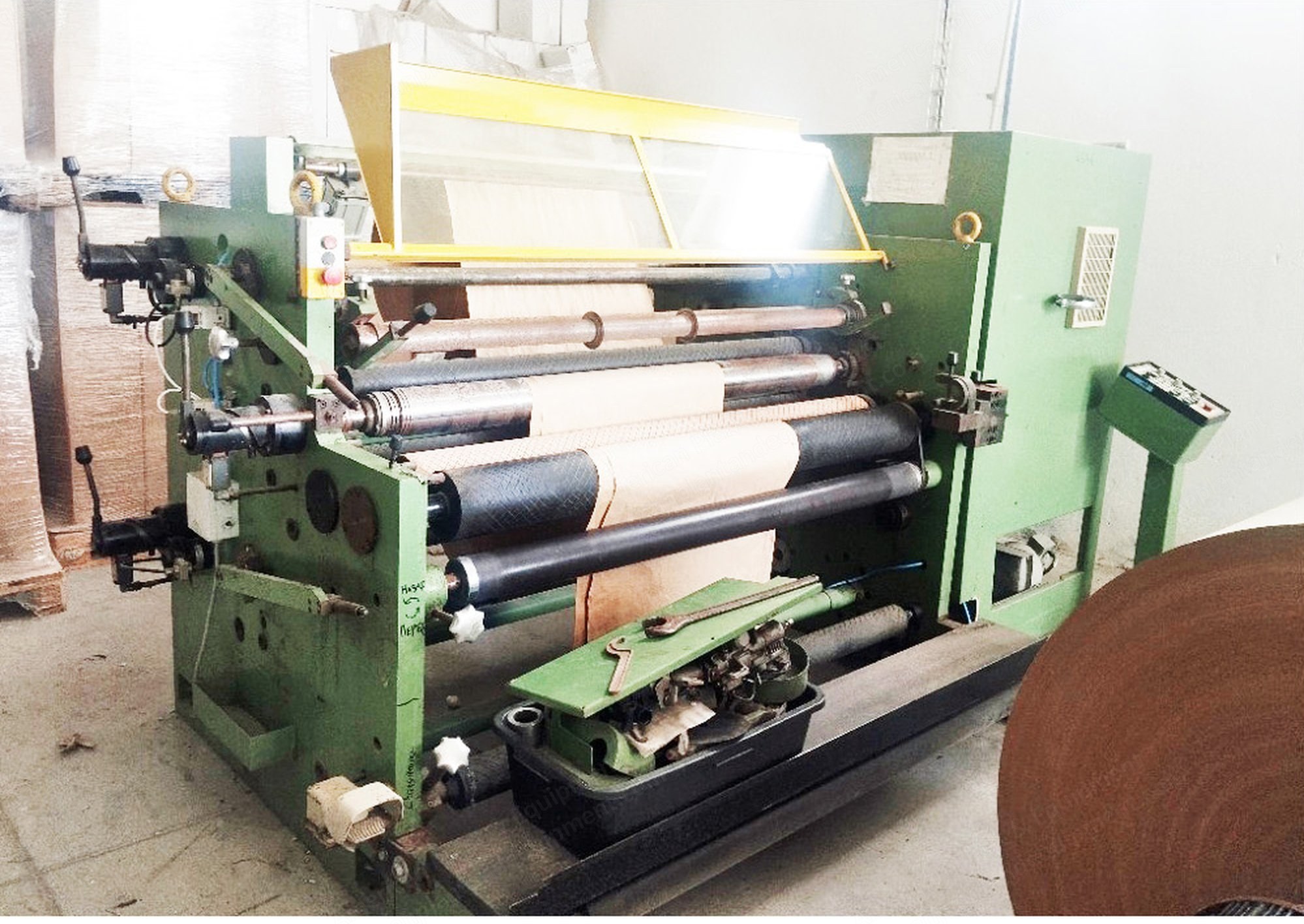 Kampf, KS-106, 1989, Slitter Rewinder, Width 1500mm, Unwind 1100mm, Rewind 700mm