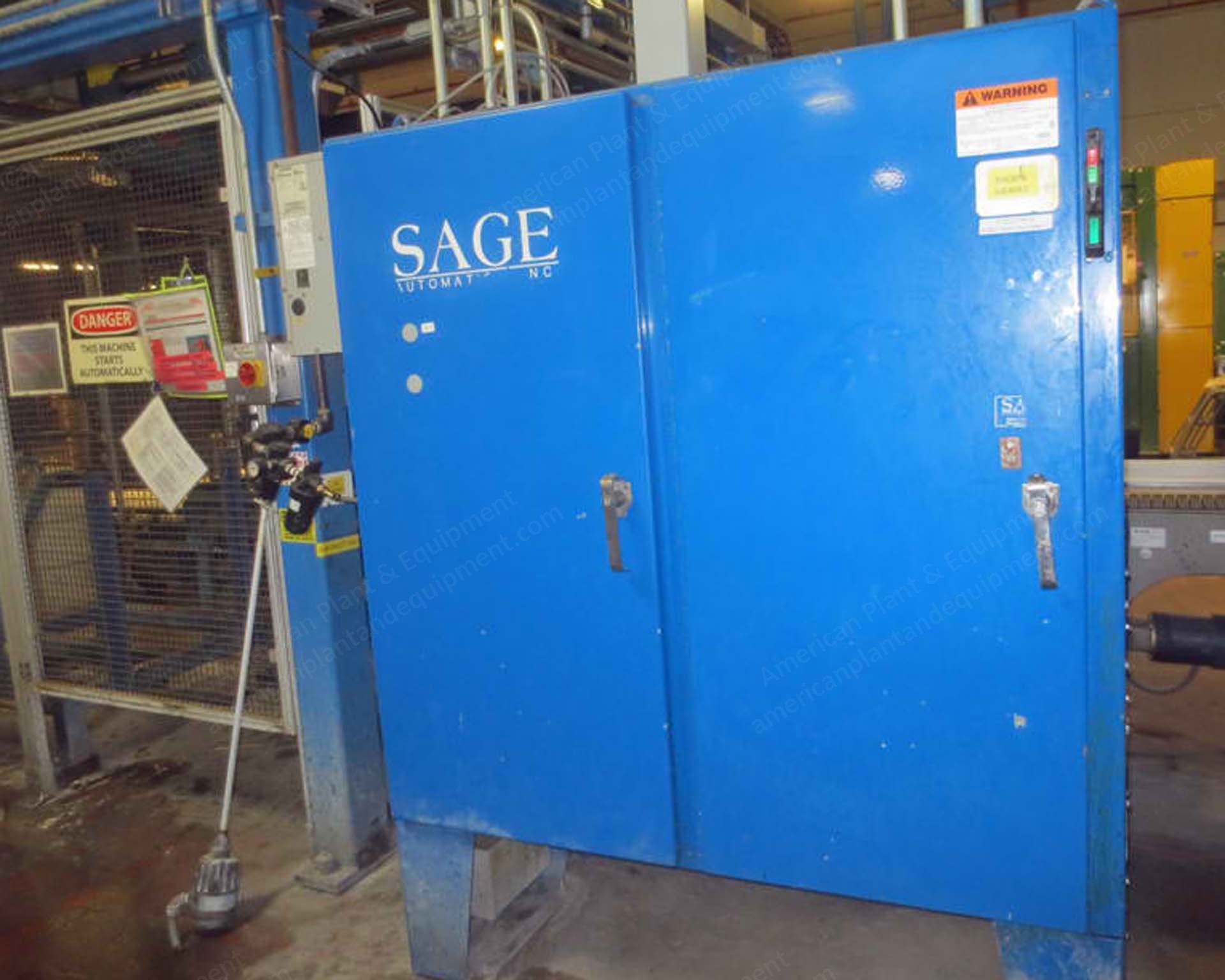 Sage Robotic Automatic Palletizer, with Stretch Wrapper