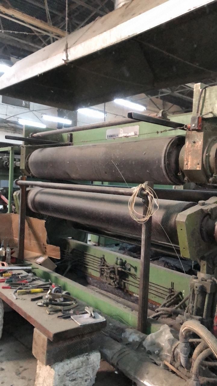 Ramisch Kleinewefers, Double Cylinder Thermobonding Calender, 1993, 2600mm Working Width, Touchscreen Controls