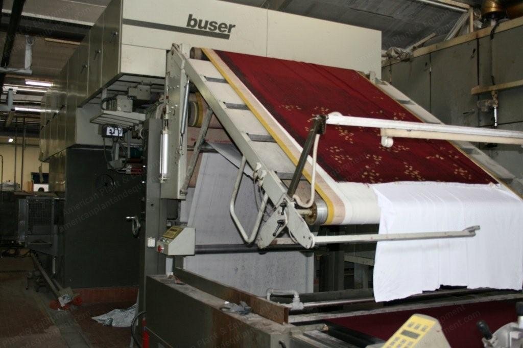 Buser, Flatbed Printing Machine, 1995, 2100mm Working Width, 12 Colors
