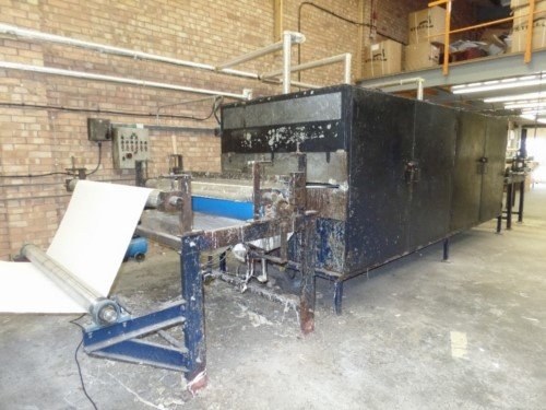 Thomas Mitchell & Sons, Blade Coating Line, 2003, 1300mm, 3 Bay Oven, Steam Heated