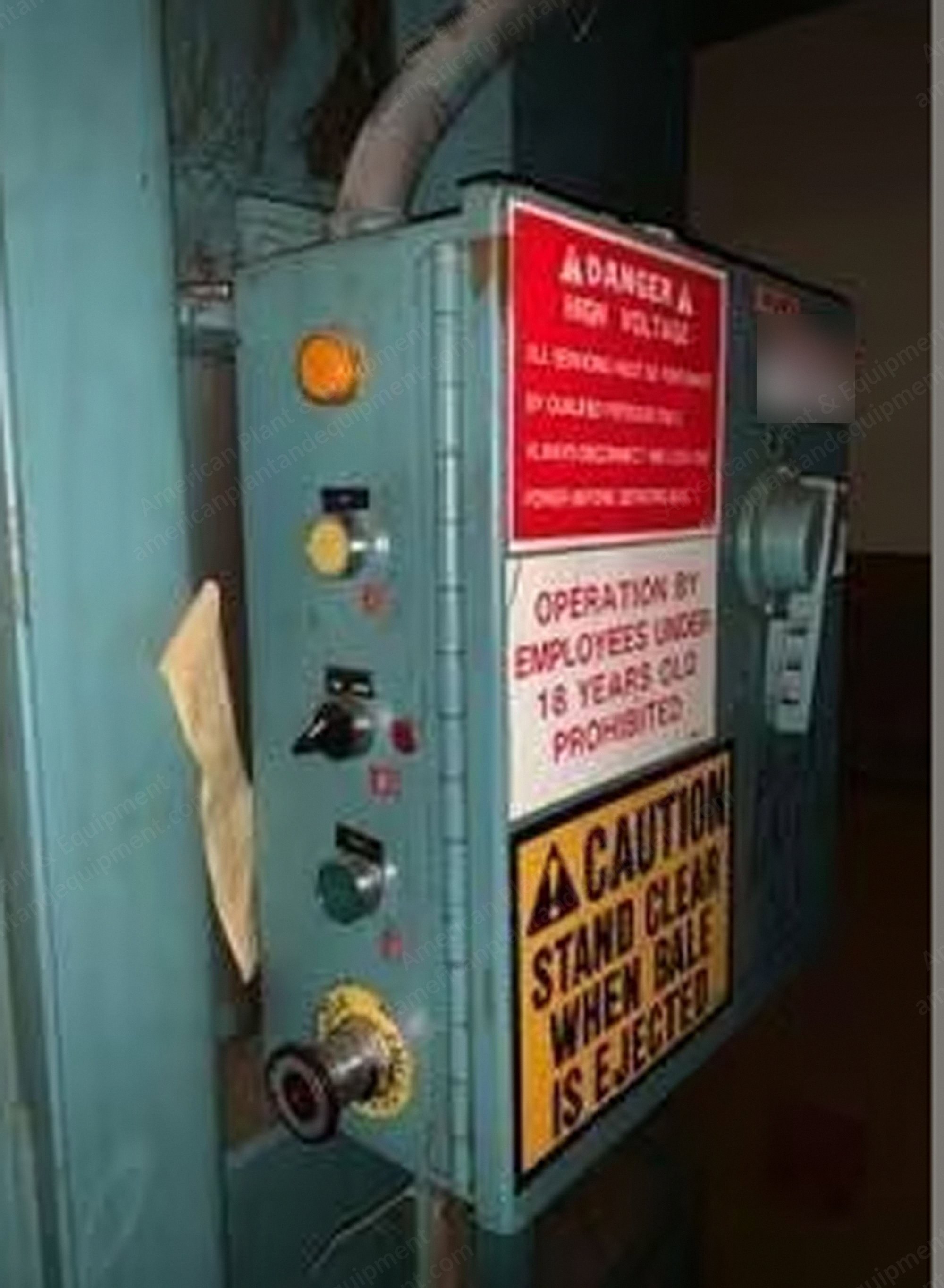 Maren, 1060, Baler, 15 HP, 480V, 3 Phase, 60x30x48 Inches