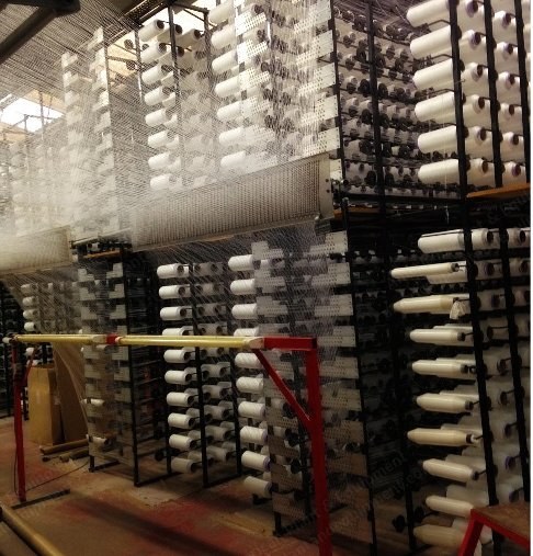 Karl Mayer, RJSC4F, 230" (5842mm) and 150" (3810mm) Width, E12 and E24 Gauge, Raschel Knitting Machines