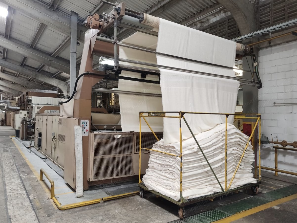 Jaume Anglada Viñas Tenter Frame, 2006, 2800mm Working Width, 2 Zones, Gas Heat, Horizontal Pin Chain