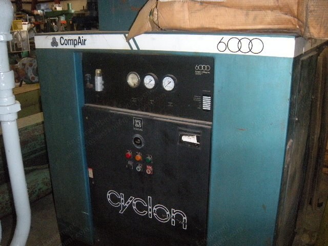 Comp-Air, Model 6000, 100 HP, Screw Type Air Compressor, 480V